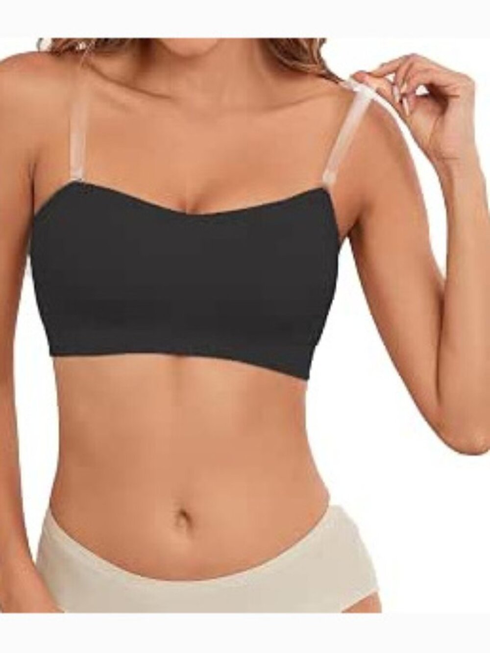 Non-Slip Strapless Full Coverage Bandeau Bra